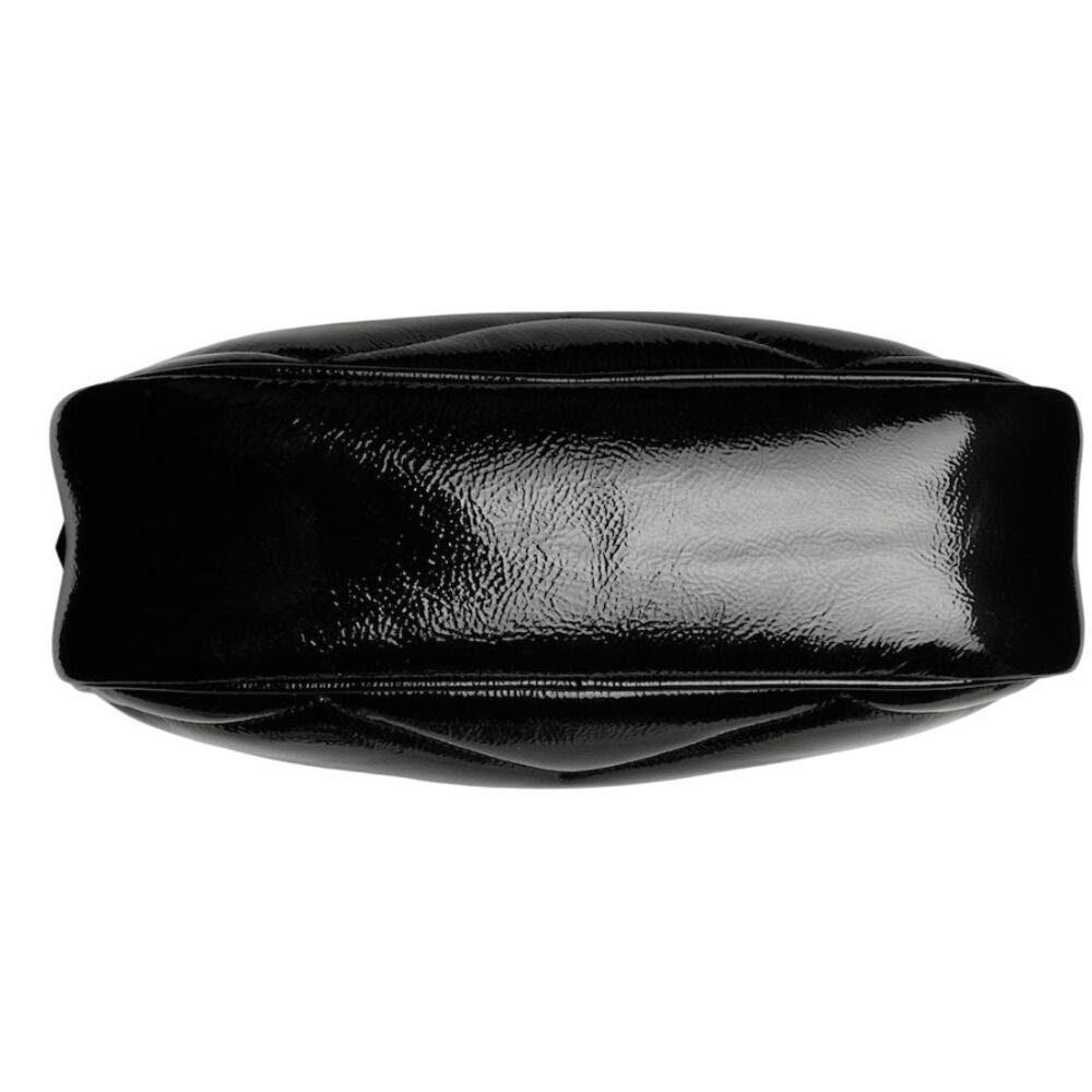 $2600 NEW GUCCI BLACK PATENT LEATHER MARMONT CAMERA CROSSBODY BAG PURSE - Picture 9 of 11